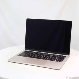 〔中古〕Apple(アップル) MacBook Air 13.6-inch Early-2025 MW0Y3J／A Apple M4 10コアCPU_8コアGPU 16GB SSD256GB スターライト 〔26.3 Tahoe〕〔258-ud〕