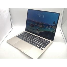 【中古】Apple MacBook Air 13インチ (M4,2025) M4(CPU:10C/GPU:10C) 16GB/512GB スターライト MW103J/A【熊本】保証期間１ヶ月【ランクB】