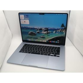 【中古】Apple MacBook Air 15インチ (M4,2025) M4(CPU:10C/GPU:10C) 16GB/512GB スカイブルー MC7C4J/A【広島本通】保証期間１ヶ月【ランクA】