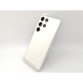 【中古】SAMSUNG au 【SIMフリー】 Galaxy S23 Ultra クリーム 12GB 256GB SCG20【三宮センター】保証期間１ヶ月【ランクB】