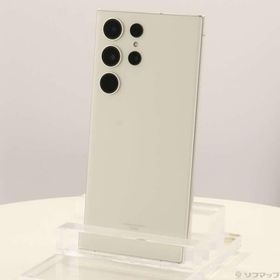 〔中古〕SAMSUNG(サムスン) Galaxy S23 Ultra 256GB クリーム SCG20 au SIMフリー〔344-ud〕
