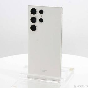 〔中古〕SAMSUNG(サムスン) Galaxy S23 Ultra 256GB クリーム SCG20 au SIMフリー〔258-ud〕