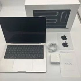 中古 Apple MacBook Pro 14インチ 2023 (M3Pro 11CPU 14GPU/18GB/512GB) シルバー MRX63J/A 3280023121 状態： B:良品