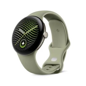 【新品未開封】Google Pixel Watch 5 45mm Satin Pyrite アルミケース/Olive アクティブ バンド(第 2 世代)Wi-Fi 0840353962170