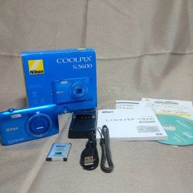 【動作確認済】Nikon COOLPIX S3600 ブルー セット