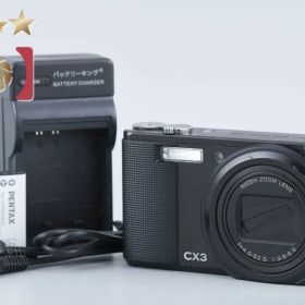 【中古】RICOH リコー CX3 ブラック コンパクトデジタルカメラ シャッター回数僅少