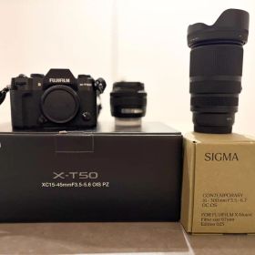 最終値下げ！X-T50本体➕レンズキット➕シグマ16-300