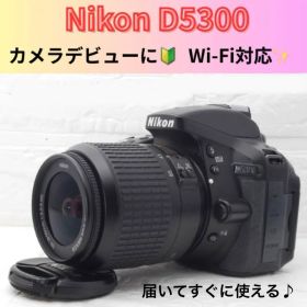 Nikon D5300☆バイアリングモニター☆Wi-Fi搭載☆カメラデビューに☆