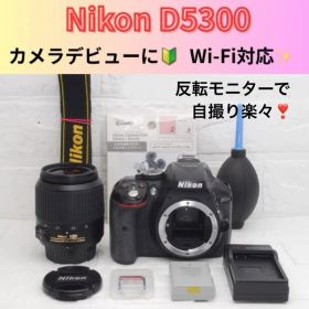 Nikon D5300☆一眼レフカメラ☆バイアリングモニター☆Wi-Fi対応機種