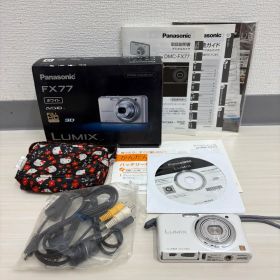 Panasonic LUMIX DMC-FX77 ホワイト SD32GB 動作品