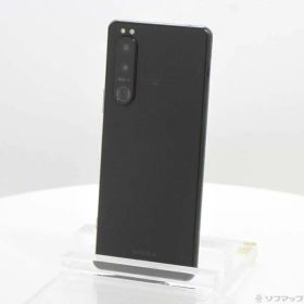 【中古】SONY(ソニー) Xperia 5 III 128GB フロストブラック SOG05 au SIMフリー 【344-ud】