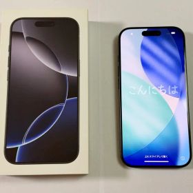 iPhone 16 Pro 128GB ブラックチタニウム SIMフリー