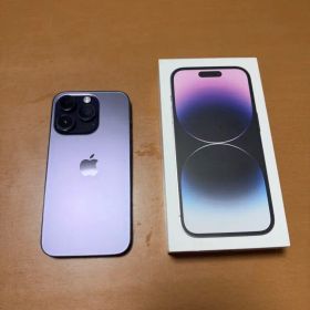 Apple iPhone 14 Pro ディープパープル 128gb 修復歴無し