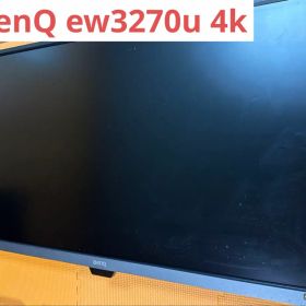 近日処分BenQ ew3270u 32インチ4kモニター動作確認済みスタンド無し
