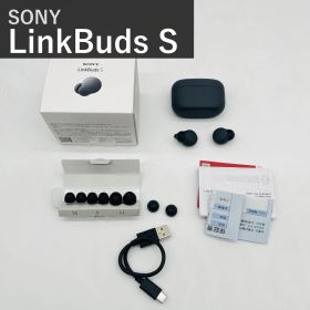 ソニー SONY 完全ワイヤレスイヤホン LinkBuds S WF-LS900N BC ブラック 黒 ノイズキャンセリング 外音取り込み Bluetooth 防滴IPX4 ハイレゾ 360 Reality Audio対応 日本正規品 元箱・イヤーピース付属