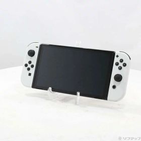 【中古】Nintendo(任天堂) Nintendo Switch 有機ELモデル Joy-Con(L)／(R) ホワイト 【295-ud】