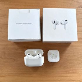 ジャンク品Apple AirPods Pro 本体 第一世代 イヤーチップ 箱付