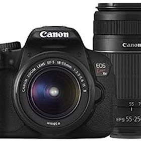 【中古】（非常に良い）Canon デジタル一眼レフカメラ EOS Kiss X6i ダブルズームキット EF-S18-55mm/EF-S55-250mm付属 KISSX6i-WKIT