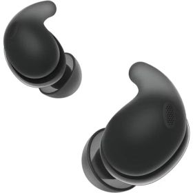 ソニー(SONY) ワイヤレス ノイズキャンセリング イヤホン LinkBuds Fit/WF-LS910N 自然なフィット感 軽量 小型 ノイキャン 外音取込み アクセサリでカスタマイズ可能 WF-LS910N BZ ブラック