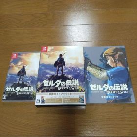 極美 送無 ゼルダの伝説 ブレスオブザワイルド 冒険ガイドブック付 Switch