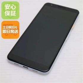 超美品 SoftBank Google Pixel 3a 64GB クリアリーホワイト スマホ 土日祝発送 即日発送