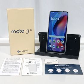 【極美品】motorola moto g05 8GB/128GB フレッシュラベンダー Android 15 大容量バッテリー NFC デュアルSIM / SIMフリー おまけケース付