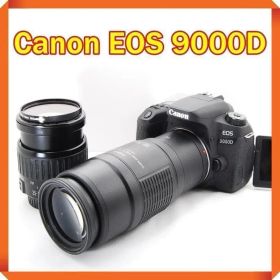 Canon EOS 9000D 一眼レフカメラ スマホ転送 ダブルレンズセット