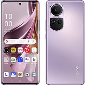 (中古)OPPO OPPO Reno10 Pro 5G 256GB グロッシーパープル A302OP Softbank SIMフリー(258-ud)
