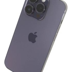 【Apple】アップル『iPhone14Pro/6.1inch/128GB/SIMフリー/ディープパープル』MQ0F3J/A 2022年9月発売 スマートフォン 1週間保証【中古】