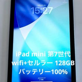 iPad mini 第7世代 wifi+セルラー 128GB バッテリー100%
