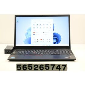 ノートパソコン Lenovo ThinkPad E15 Core i3 1115G4 3GHz/8GB/256GB(SSD)/15.6W/FHD(1920x1080)/Win11