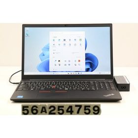 ノートパソコン Lenovo ThinkPad E15 Gen2 Core i5 1135G7 2.4GHz/8GB/256GB(SSD)/15.6W/FHD(1920x1080)/Win11 外装打痕あり