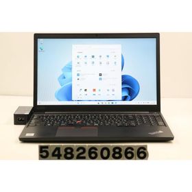 ノートパソコン Lenovo ThinkPad E15 Core i5 10210U 1.6GHz/8GB/256GB(SSD)/15.6W/FHD(1920x1080)/Win11 外装ハゲあり