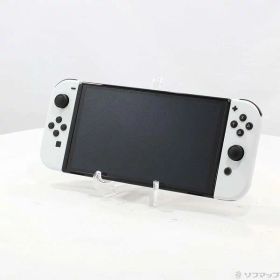 【中古】Nintendo(任天堂) Nintendo Switch 有機ELモデル Joy-Con(L)／(R) ホワイト 【371-ud】