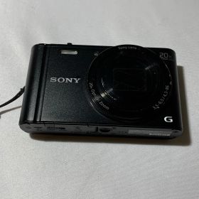 3785 Sony Cyber-shot DSC-WX300 ブラック 動作確認済み デジカメ【ネ】