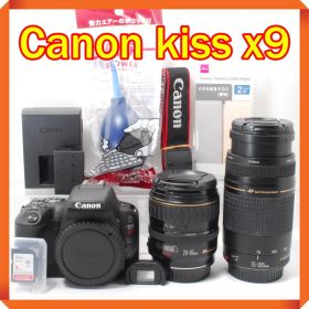 Canon EOS kiss x9 一眼レフカメラ スマホ転送 ダブルレンズ