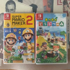 Nintendo Switch マリオメーカー2 あつまれどうぶつの森 ソフト