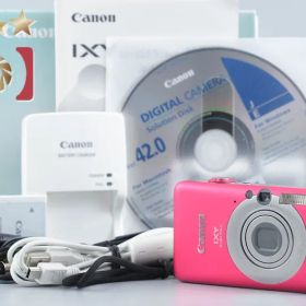 【中古】Canon キヤノン IXY Digital 110 IS レッド コンパクトデジタルカメラ 元箱付き