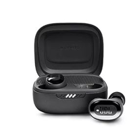 【中古】(非常に良い)JBL LIVE FREE 2 ワイヤレスイヤホン bluetooth マルチポイント/ハイブリッド ノイズキャンセリング/IPX5/ワイヤレス充電対応/ブラック/ JBLLIVE
