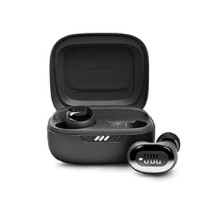 【中古】［非常に良い］JBL LIVE FREE 2 ワイヤレスイヤホン bluetooth マルチポイント/ハイブリッド ノイズキャンセリング/IPX5/ワイヤレス充電対応/ブラック/ JBLLIVE