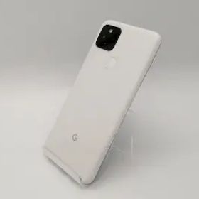 【中古】Google SoftBank 【SIMロック解除済み】 Pixel 4a (5G) Cleary White 6GB 128GB G025H【広島本通】保証期間１ヶ月【ランクC】