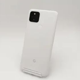 【中古】Google SoftBank 【SIMロック解除済み】 Pixel 4a (5G) Cleary White 6GB 128GB G025H【なんば】保証期間１ヶ月【ランクC】
