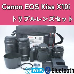 Canon EOS Kiss X10i トリプルレンズセット 一眼レフカメラ