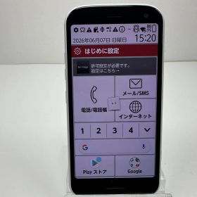 【中古】 NTT docomo らくらくスマートフォン F-52B ホワイト【Aランク】