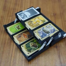 カタン用の資源、発展カードの収納ケース 自作