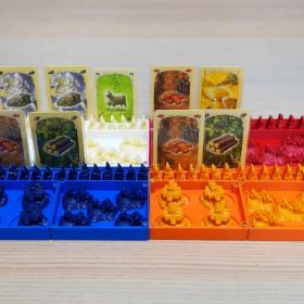 カタン・Catan プレイヤーオーガナイザー兼収納ボックス 通常版4色