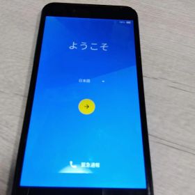 SHARP AQUOS SHV37 青色 スマートフォンシャープアクオスジャンク