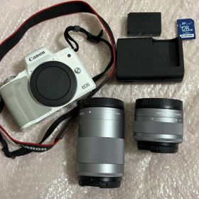 Canon EOS Kiss M2 ミラーレス一眼 本体 ズームレンズ2本付
