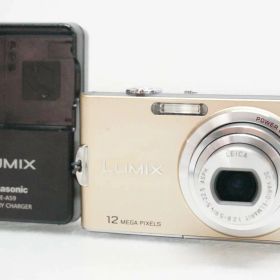 【中古】Panasonicパナソニック コンパクトデジタルカメラ LUMIXルミックス 1210万画素 DMC-FX60-N リュクスゴールド