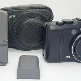 Canon PowerShot G9 12.1MP Black 6x ケース付き